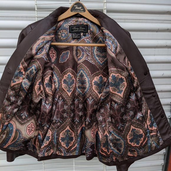 Terry Lewis Chocolate Brown Leather jacket - Picture 2 of 9